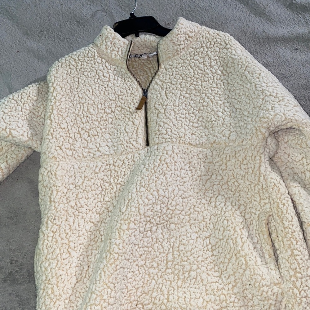 fluffy pullover